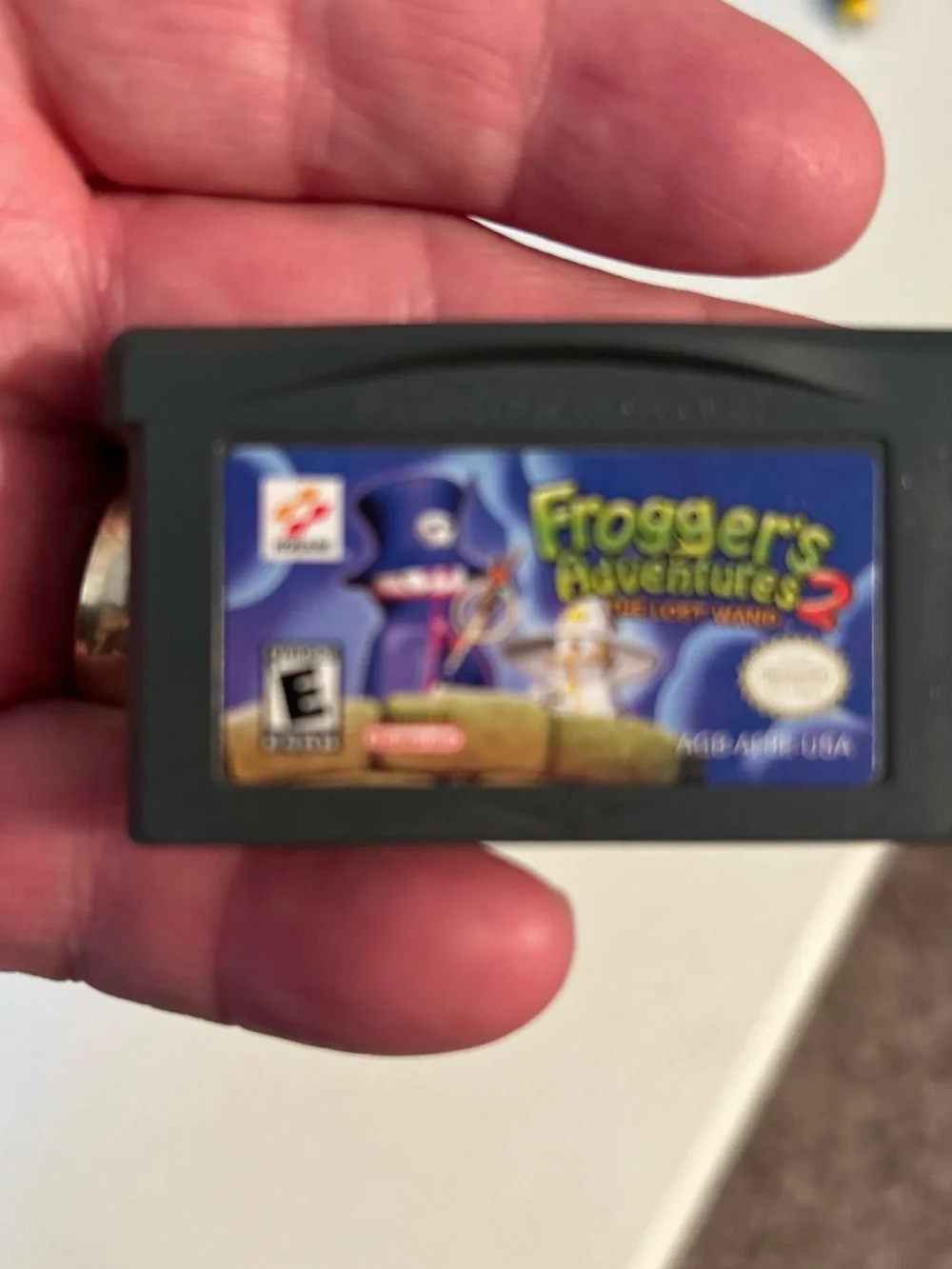 Nintendo Frogger's Adventures 2 - Black Cartridge with Colorful Label